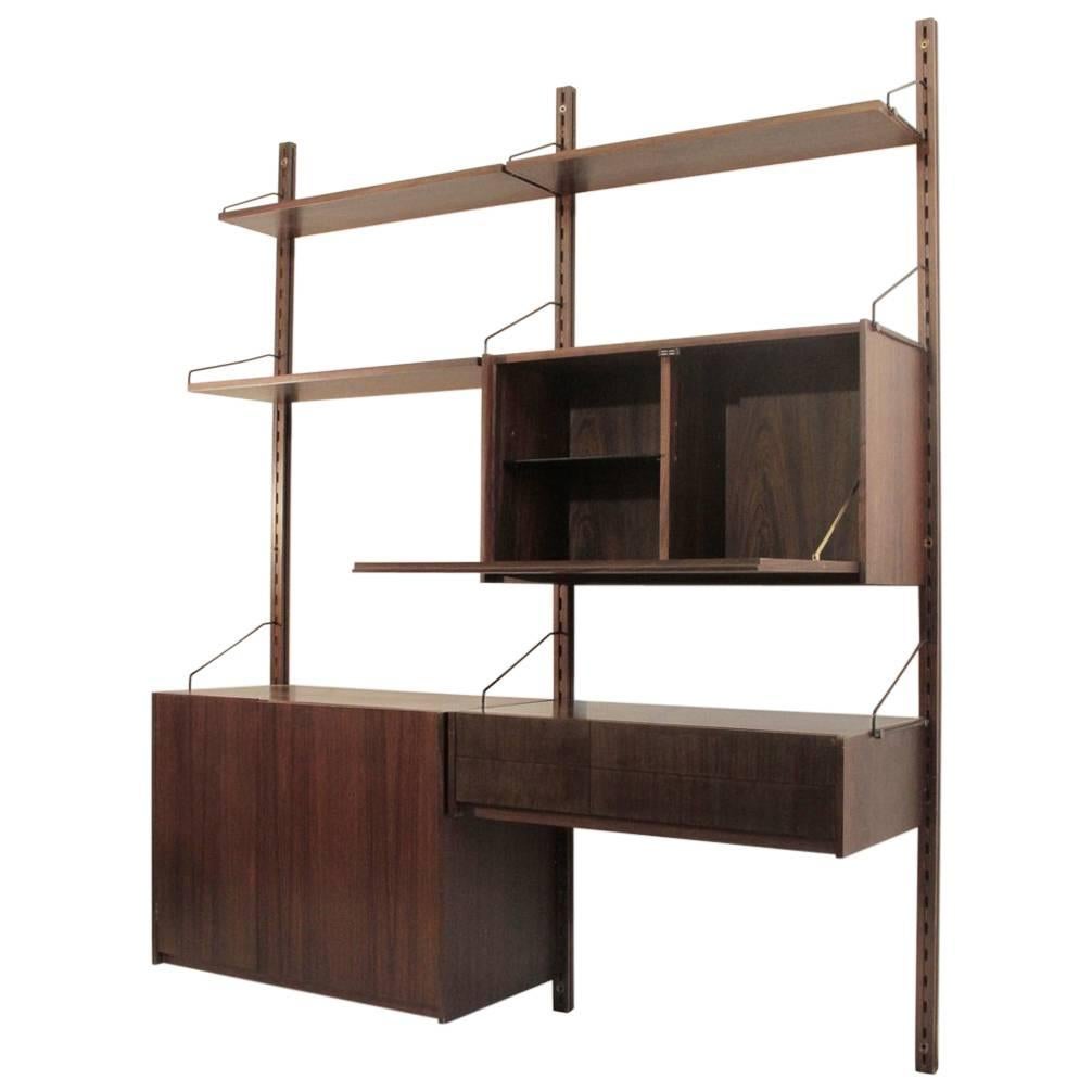 Italian Mid-Century Rosewood Wall Units, 1960s