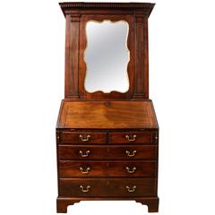 Fine George II Mahogany Bureau Bookcase of Architectural Form