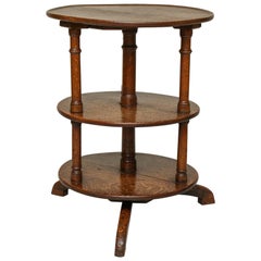 Antique Tiered End Table