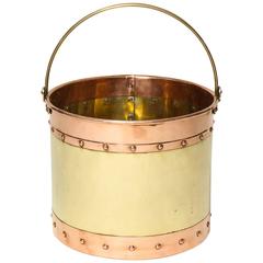 Mixed Metal Kindling Bucket