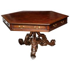 Remarkable Hexagonal Library Table 6