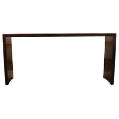 Fine Black Lacquer Console Table 1