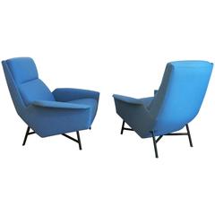 Claude Vassal Pair of Armchairs, 1950