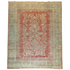 Shabby Chic Persian Sarouk Carpet 2