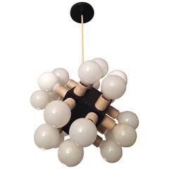 Robert Sonneman Twenty-four-bulb Cube Chandelier 7