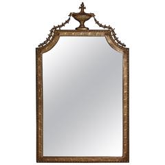 1930s Gold Leaf Carved Adams Style Mirror