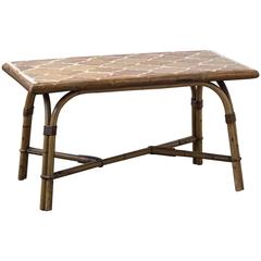 Bamboo Ceramic Table by Adrien Audoux and Frida Minet 5