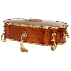 French Kingwood Jewelry Casket