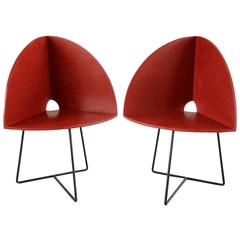 Pair of Modern Bucket Child Chairs Prototypes by Chen Chen & Kai Williams