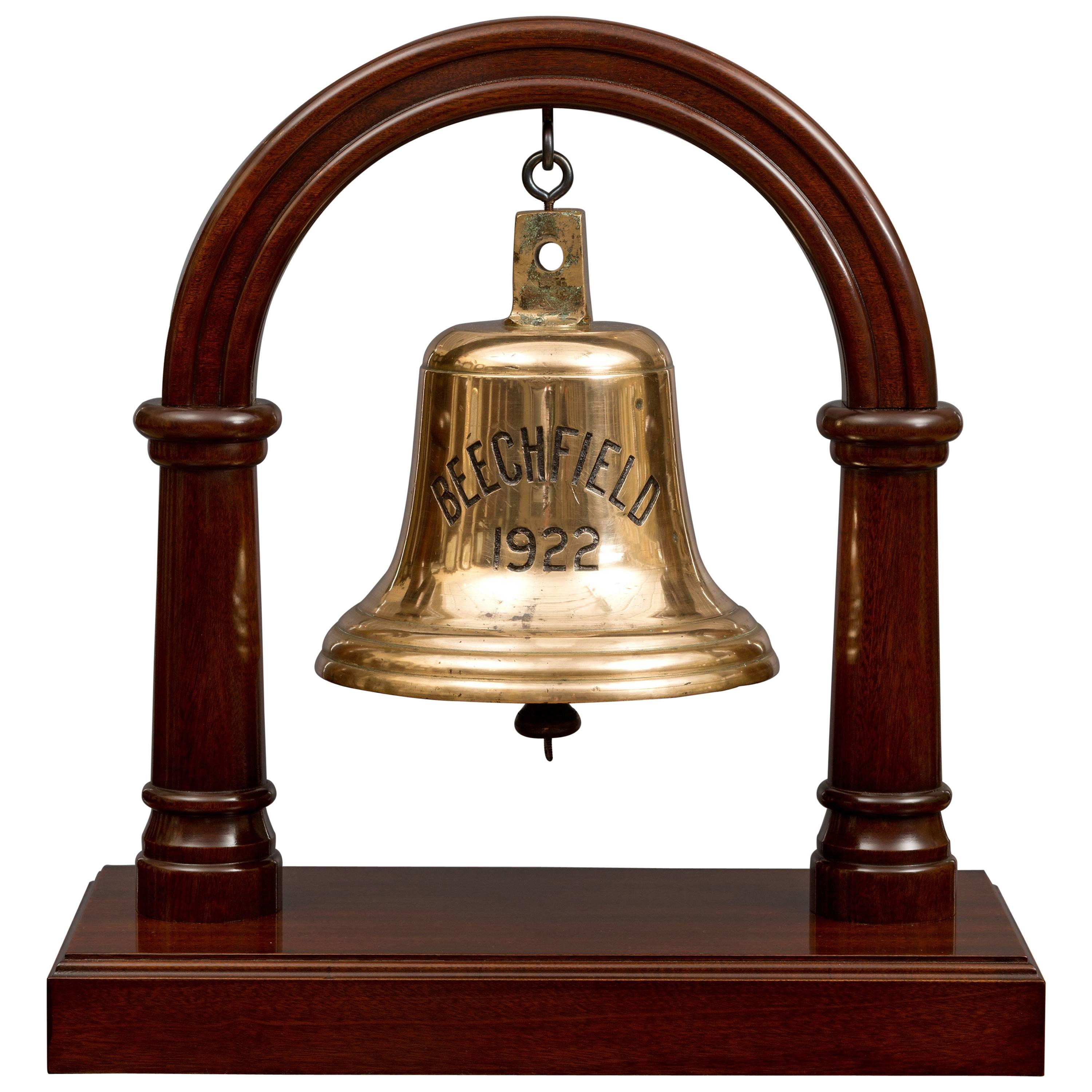 Antique Ships Bell from S.S. Beechfield For Sale at 1stDibs antique