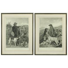 Hunting Shooting Pictures, English and Scottish Gamekeepers
