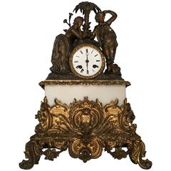 Vintage Classical Figure Mantle Clock