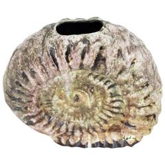 Stunning Hand made Organic Ammonite Nautilus Vase  1950