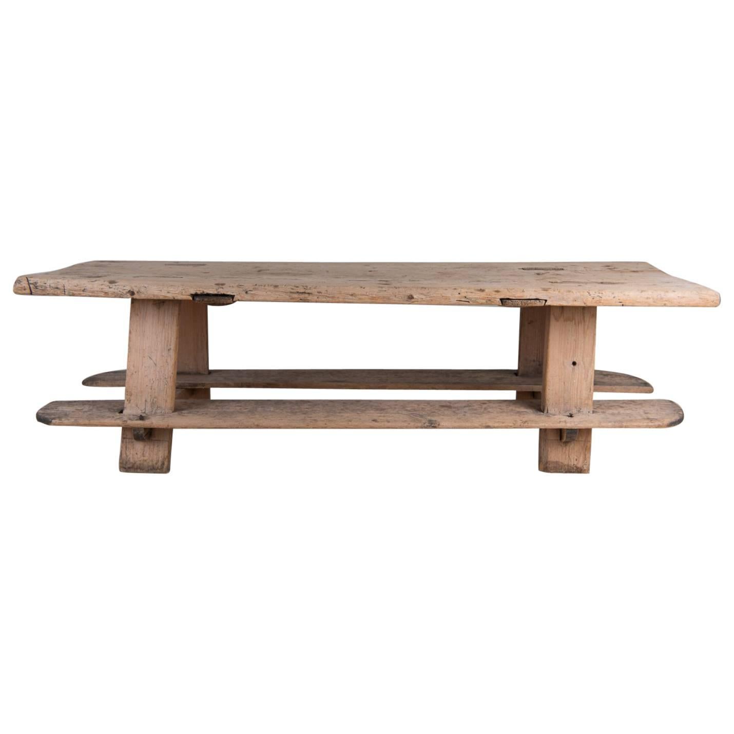 Early 18th Century Rustic Farmhouse Table For Sale