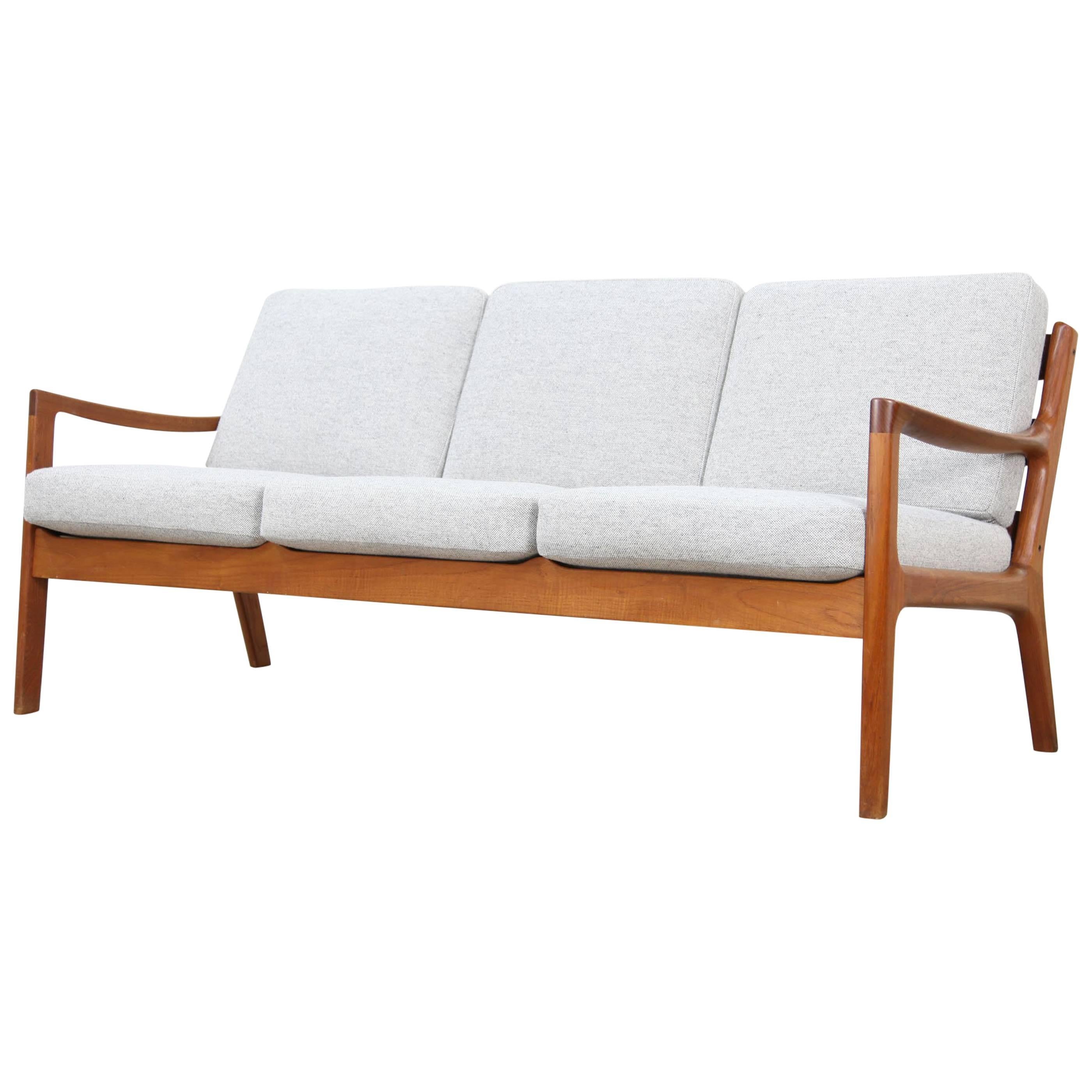 Teak Sofa by Ole Wanscher, Produced by France & Søn For Sale