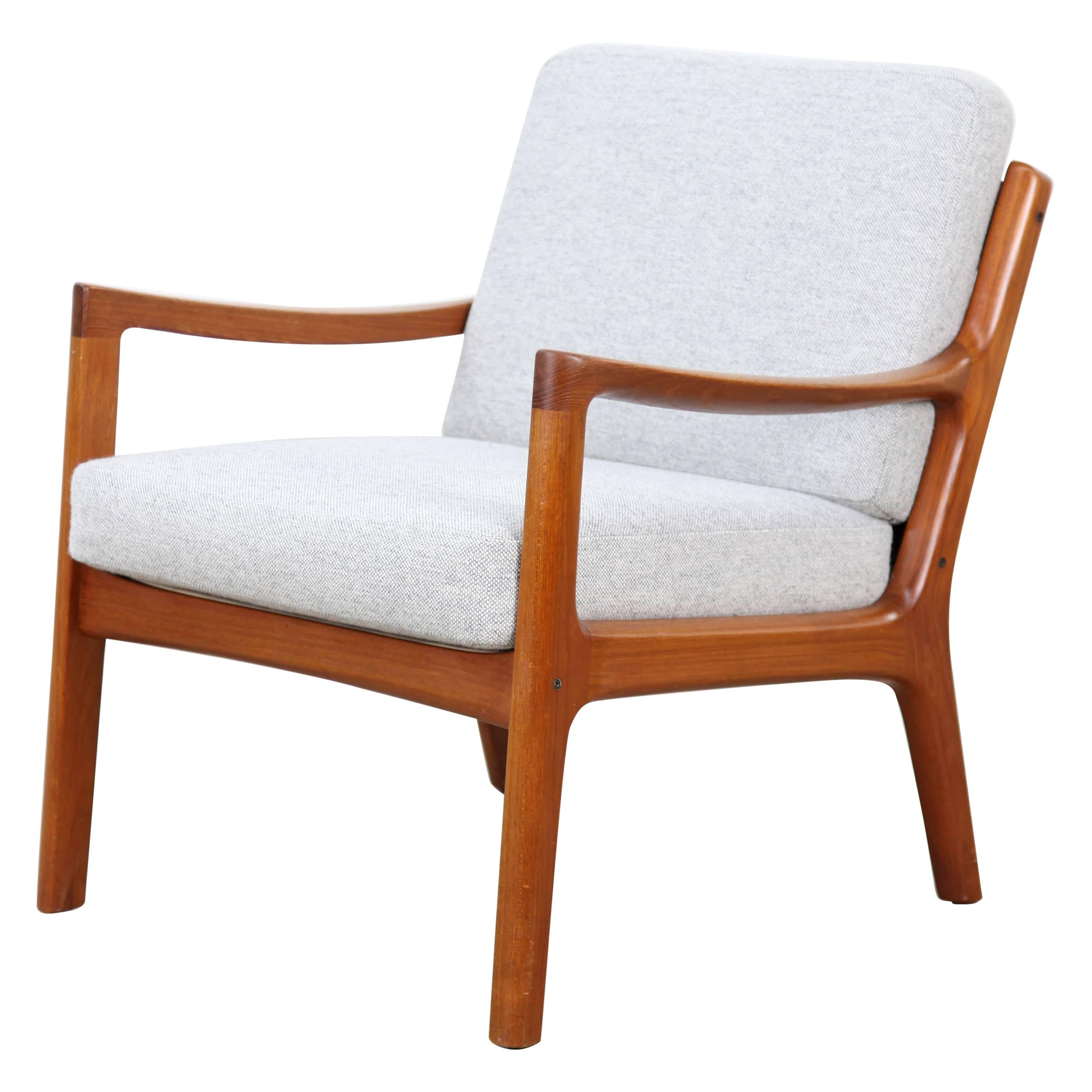 Teak Easy Chair by Ole Wanscher, Produced by France & Søn For Sale