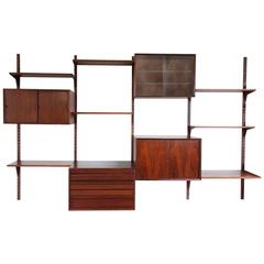 Danish Mid-Century Poul Cadovius Rosewood Wall Units