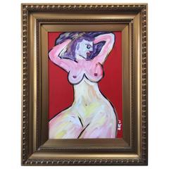 David Harper, Nude 'to Be Beautiful Means to Be Yourself' Original on Board