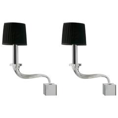 Pair of Danilo Murano Glass Wall Lights 7