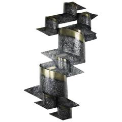 C. Jeré Steel and Brass Wall Sculpture for Artisan House 2