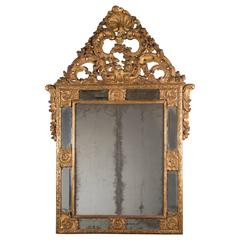 French Regency Mirror with Pediment