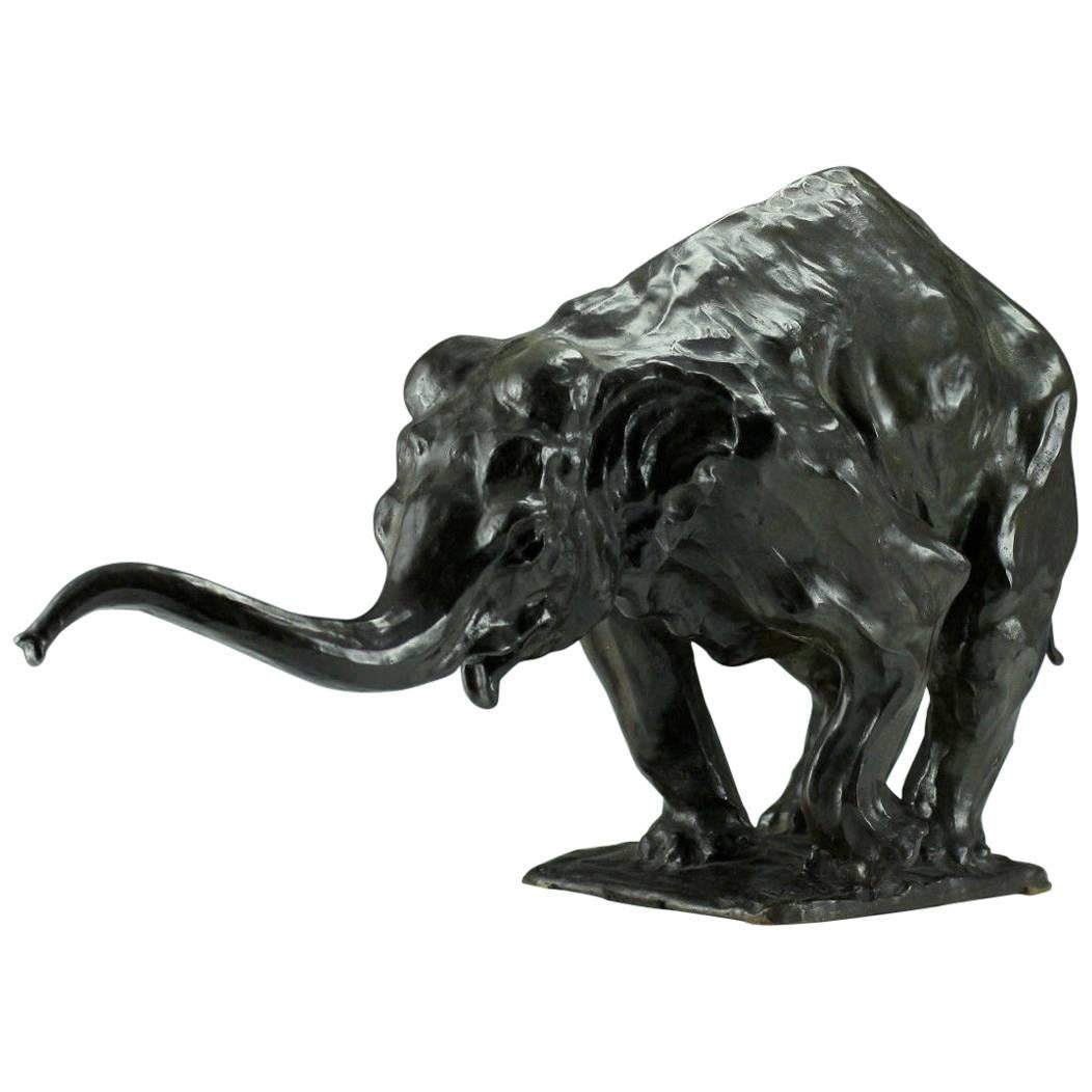 Bronze Sculpture of an Elephant by Jose Maria David For Sale
