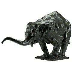 Bronze Sculpture of an Elephant by Jose Maria David