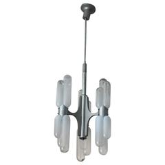 Carlo Nason for Mazzega Six-Light Chandelier 3