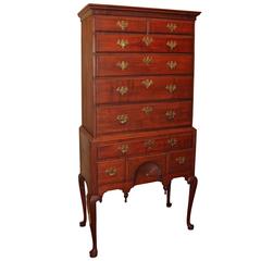 Queen Anne Massachusetts Maple Highboy, circa 1780 12