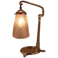 French Art Deco Table Lamp by Muller Freres 1