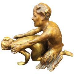  Vienna Austrian Bronze Signed Bergman Erotic Subject Cold Painted  1900
