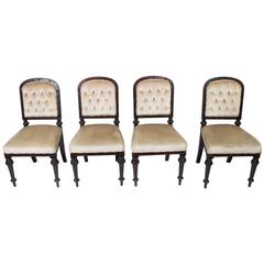 Set of Four Antique William IV Dining Chairs Mahogany, circa 1835