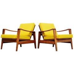 Vintage Arne Wahl Iversen Easy Chairs Komfort, Denmark, 1960