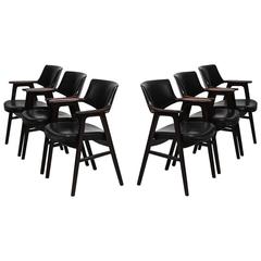 Erik Kirkegaard Armchairs by Høng Stolefabrik in Denmark 7