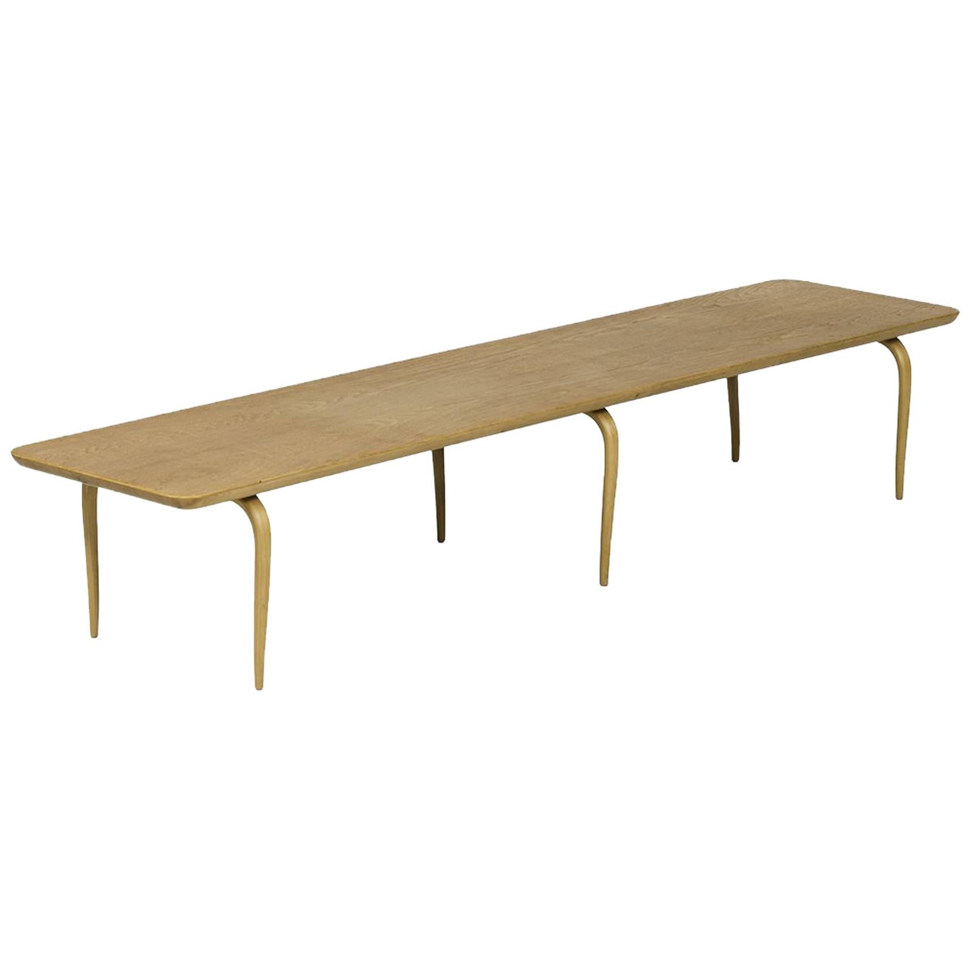 Bruno Mathsson Low Bench or Side Table by Karl Mathsson in Sweden