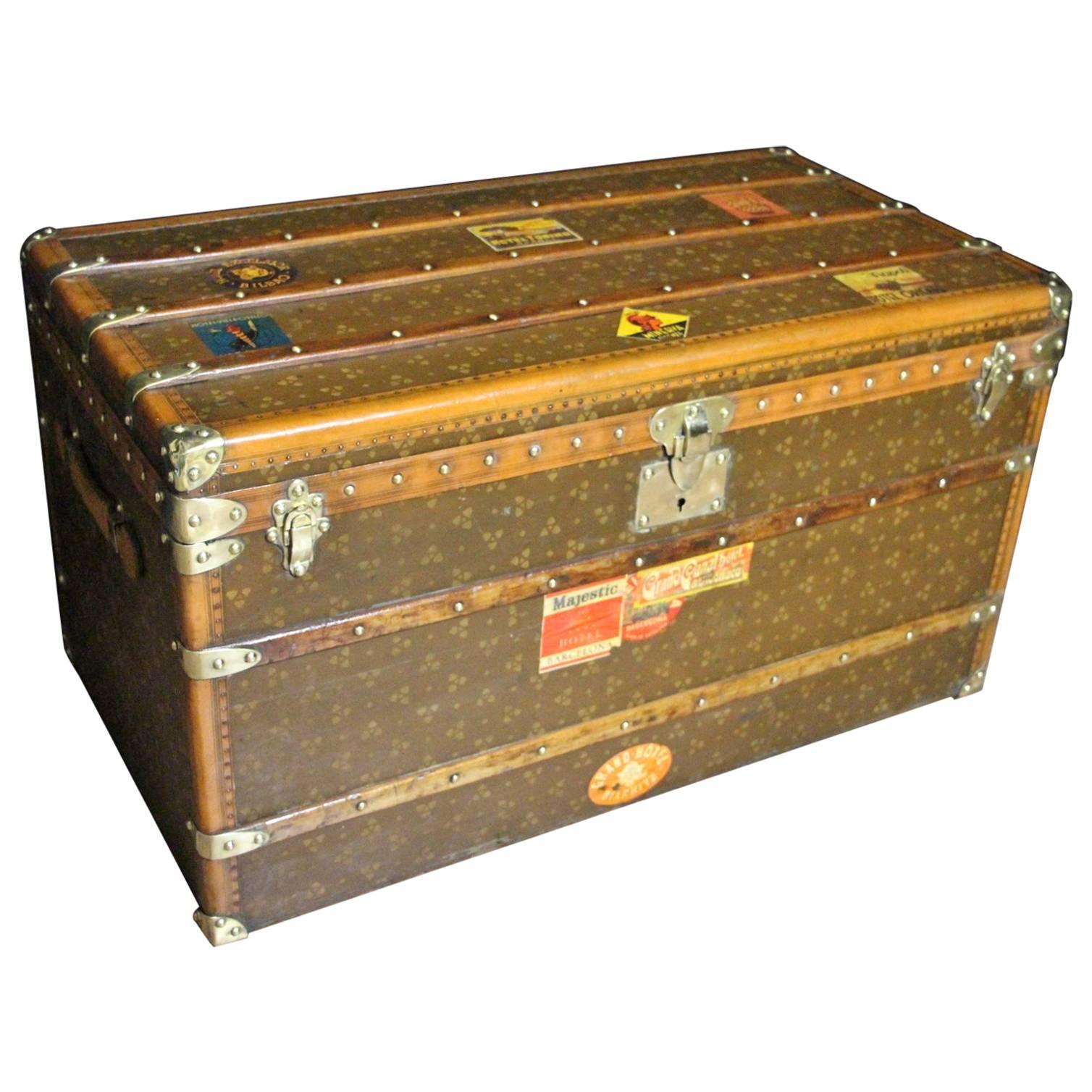 1930s "Au Touriste Paris" French Steamer Trunk