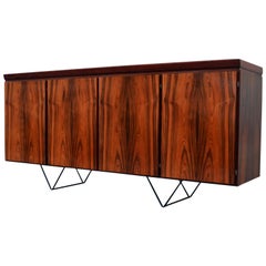 Retro 1960s Danish Sideboard on Metal Hairpin Legs by Skovby Møbelfabrik