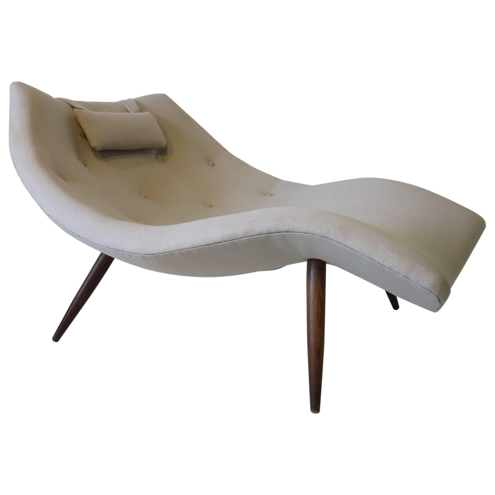 Rare Sculptural Adrian Pearsall Chaise Lounge Chair