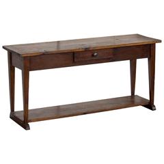 Antique French Farmhouse Serving Table