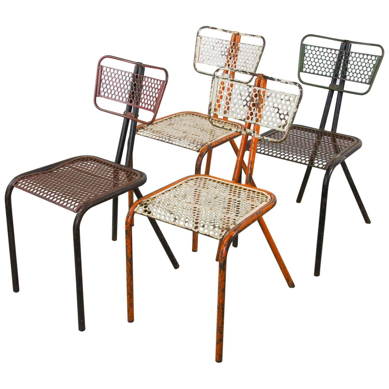 Rare Set of Four Rene Malaval 'Radar' Chairs