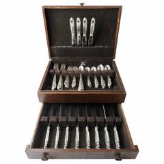 1917 Georg Jensen "Acorn" Sterling Silver Flatware 6