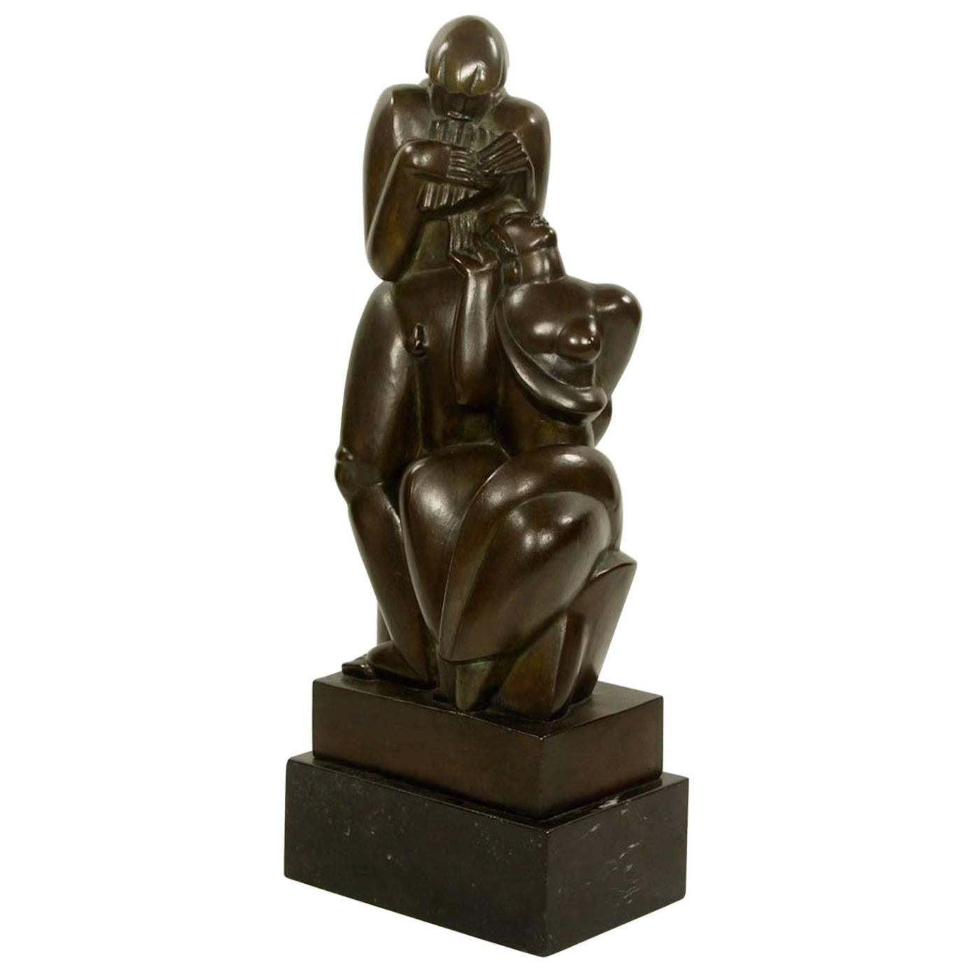 Bronze by Albert Wein, "Homage to Bela Bartok" For Sale