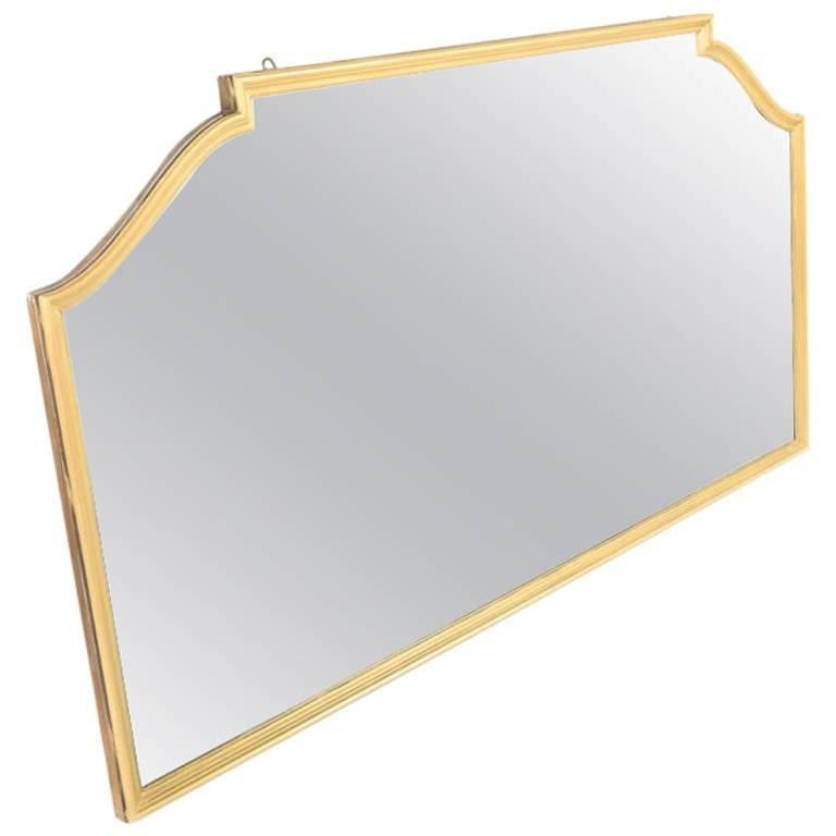 Large Vintage French Mirror at 1stDibs