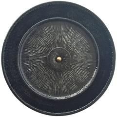Dark Blue Danish Ceramic Wall Light 12