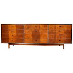 Milo Baughman for Arch Gordon Walnut Triple Dresser