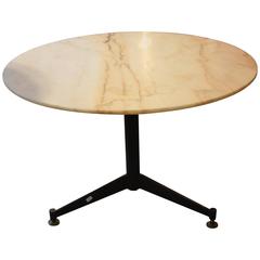 Beautiful Italian Pink Marble Cocktail Table, circa 1960