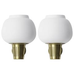 Hans Bergström Wall Lamps Model 338 by Ateljé Lyktan in Sweden 8