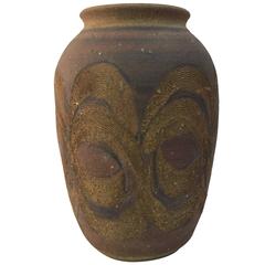 Beautiful 1970s Studio Pottery Vase 10