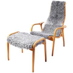 Eckström Lamino Chair with Ottoman