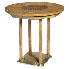 Rare Side or Games Table, Josef Hoffmann and Carl Otto Czeschka, circa 1903-1908